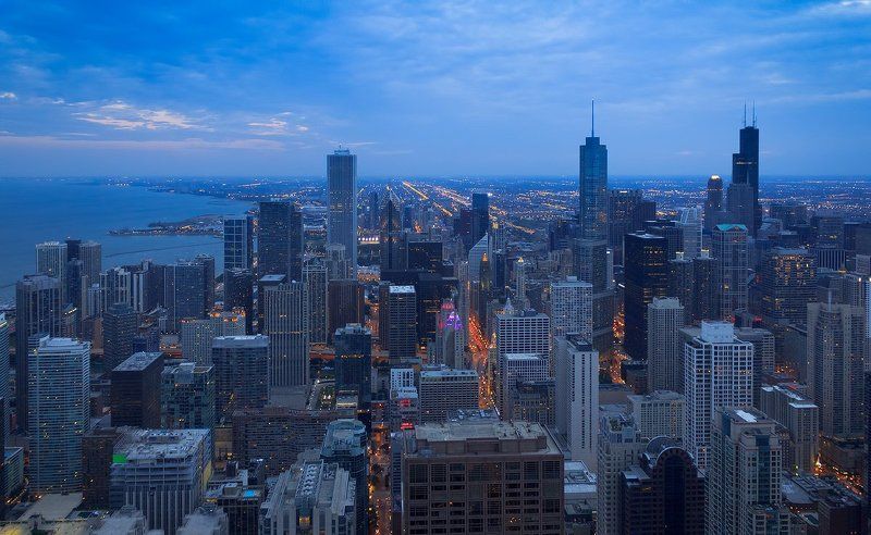 Ранний вечер в Чикаго фото превью