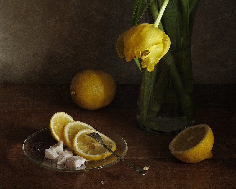 Лимон, Натюрморт С лимоном фото превью