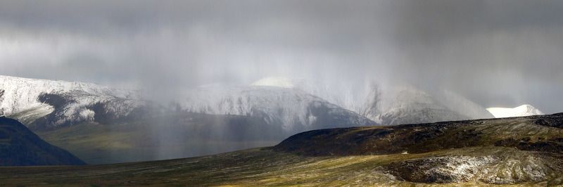 пейзаж, россия, чукотка, лето, снег, дождь, сопки, природа, Чукотские пейзажи. фото превью