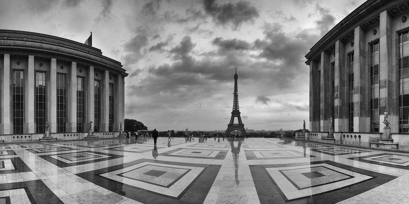 Париж, Франция, Эйфелева башня Графика Парижа фото превью