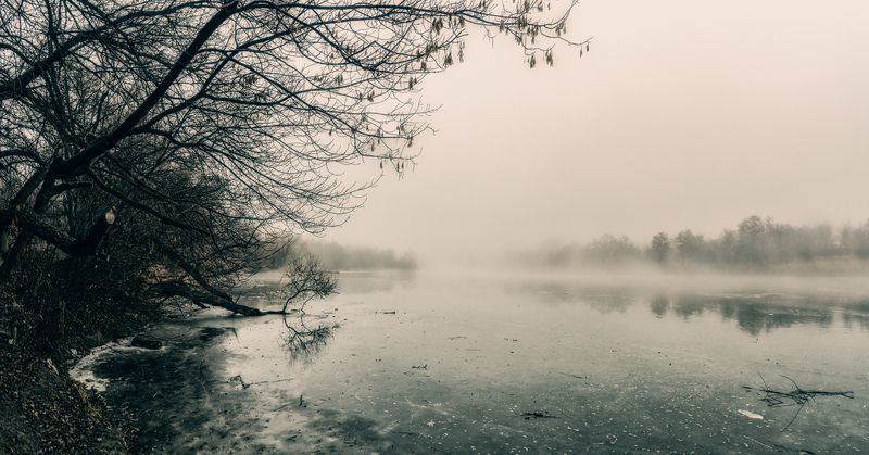 Хмурое утро фото превью