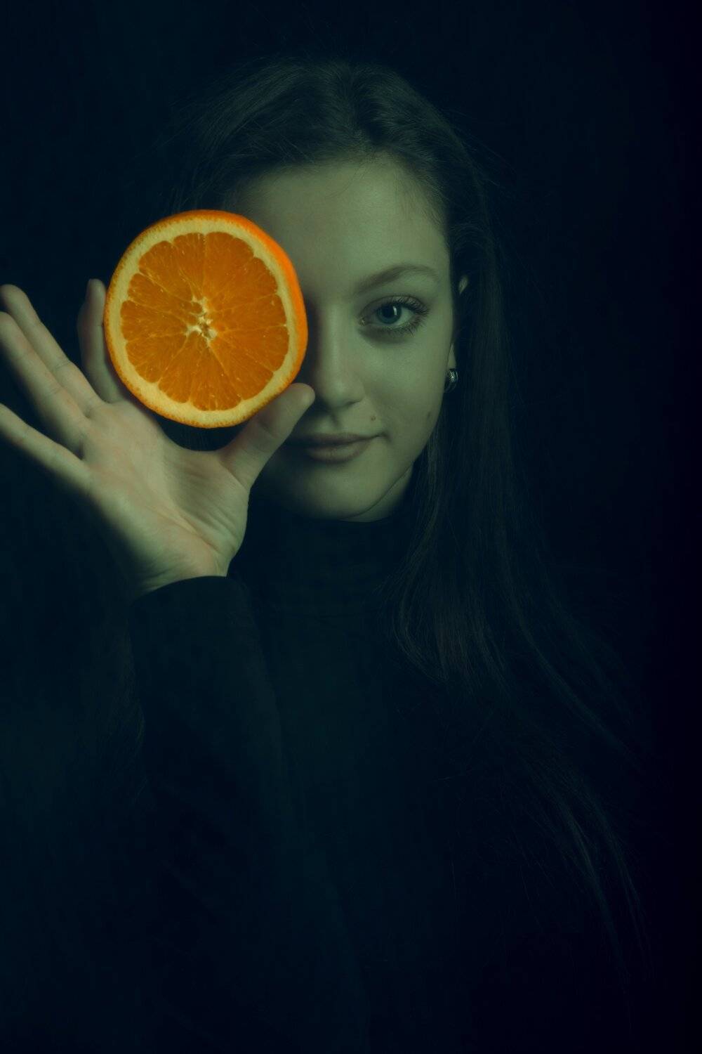 Портрет девушка цветок глаза красота, Наталья Галенкова