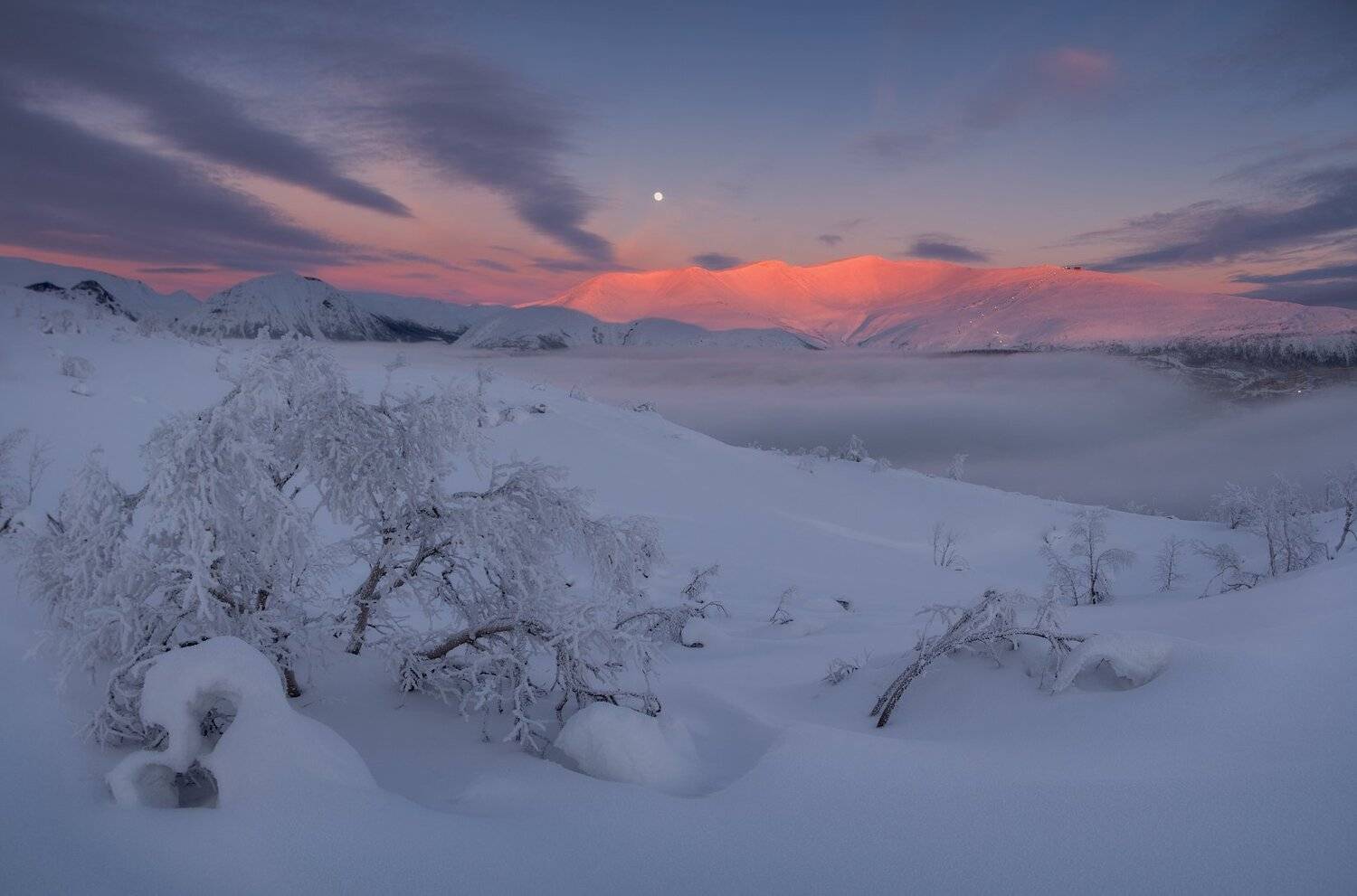 пейзаж,хибины,кольский,север,россия,хибины,закат, Виталий Истомин