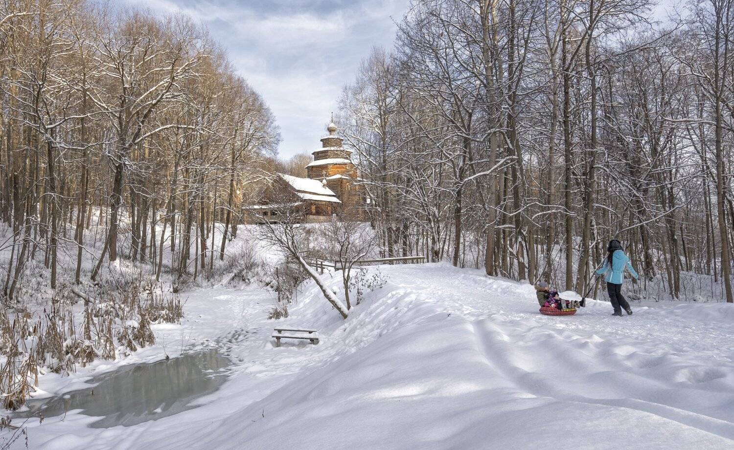 нижний, новгород, щелоковский, хутор, зима, Андрей Колесов