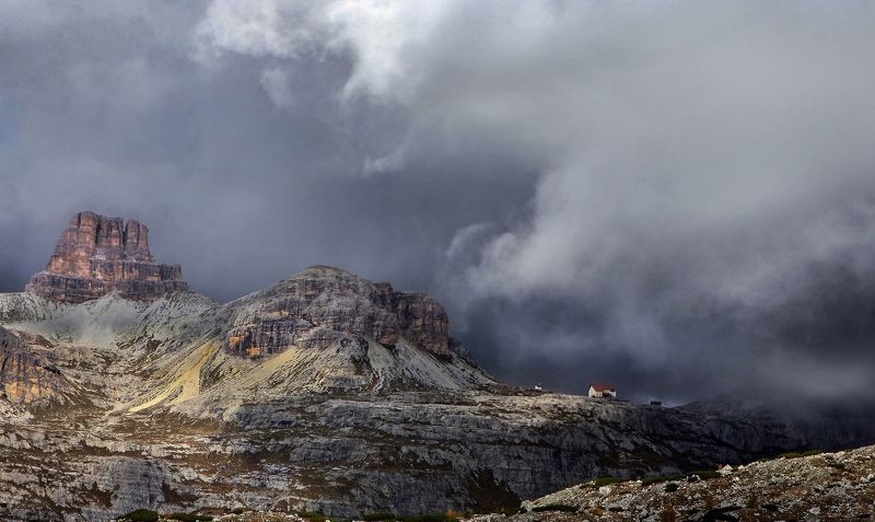 Облачно в Альпах фото превью