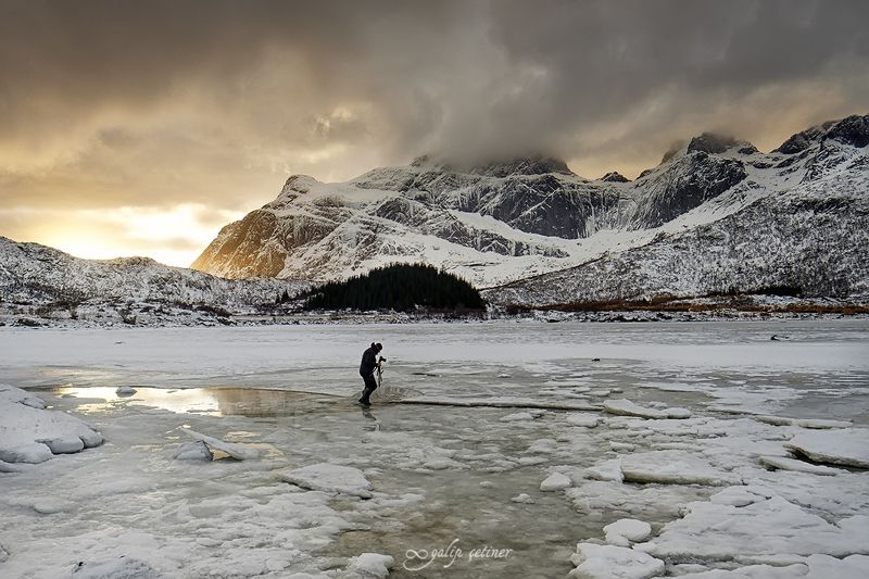 lansdscape, ice, winter On the ice фото превью