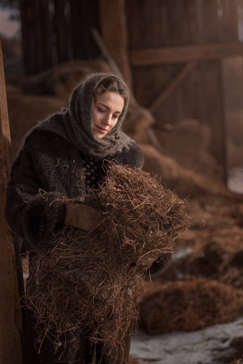 #mother #Farm #Canada #Toronto #деревня #мама #Сеновал #night #portrait #family #ontario #Moscow , Irina Kornienko