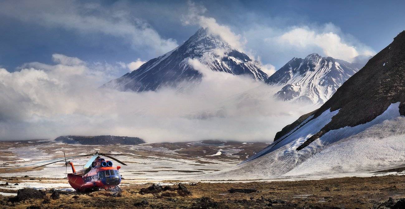 камчатка, вулкан, камень, безымянный, Сергей Макурин