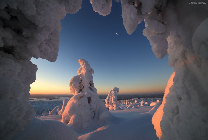 кольский, север, заполярье Снежная арка фото превью
