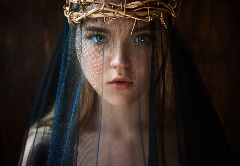 Портрет, девушка, глаза, взгляд,  Лиза фото превью