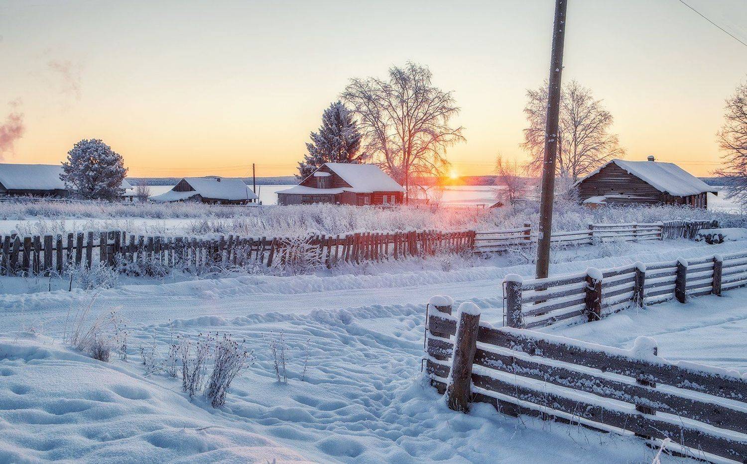кенозеро, мороз, утро, зима, Владимир Липецких