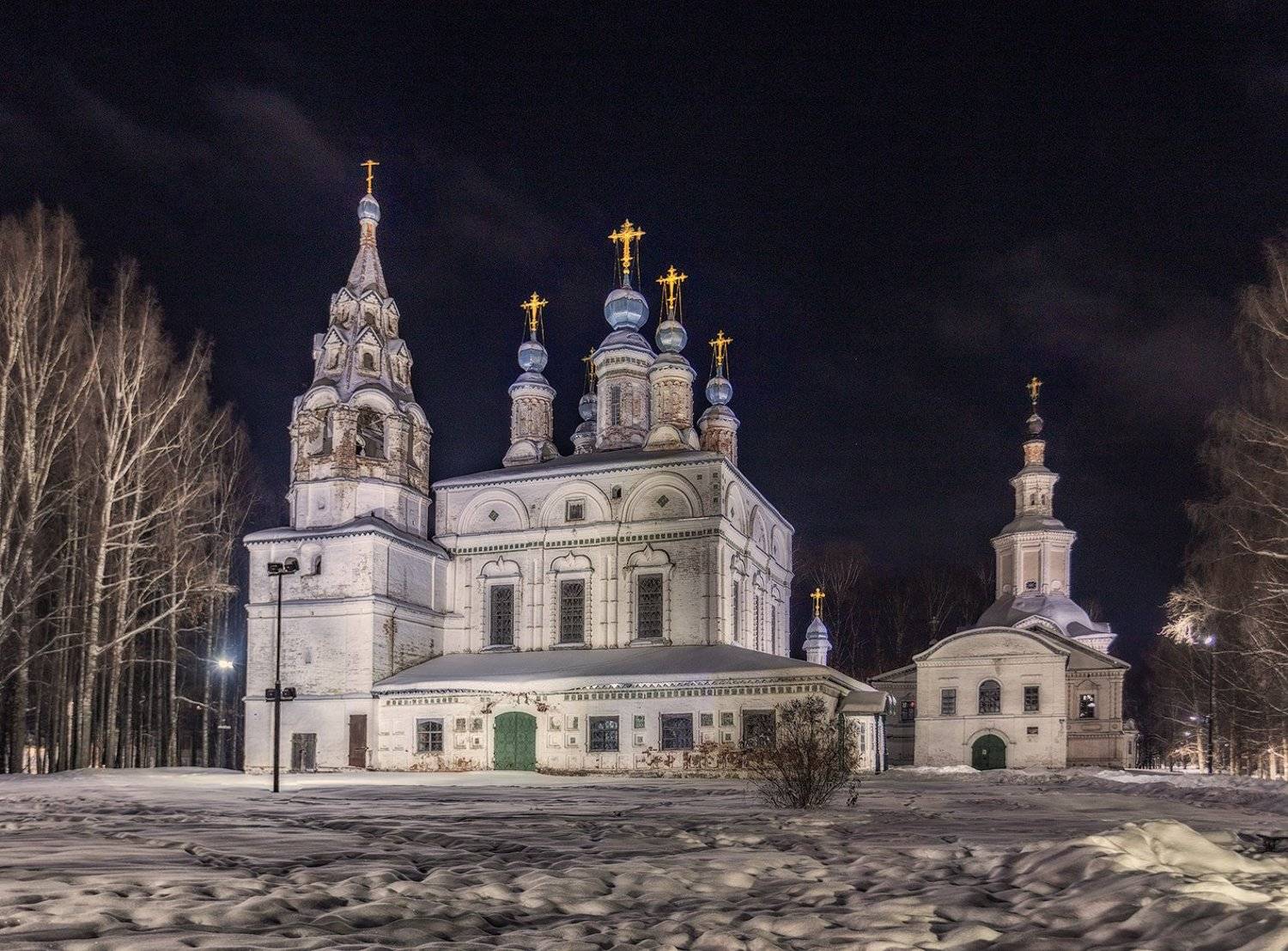великий устюг, соборы, церкви, зима, Владимир Липецких