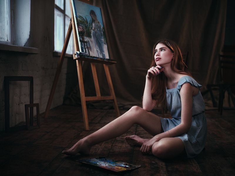 Художница фото превью