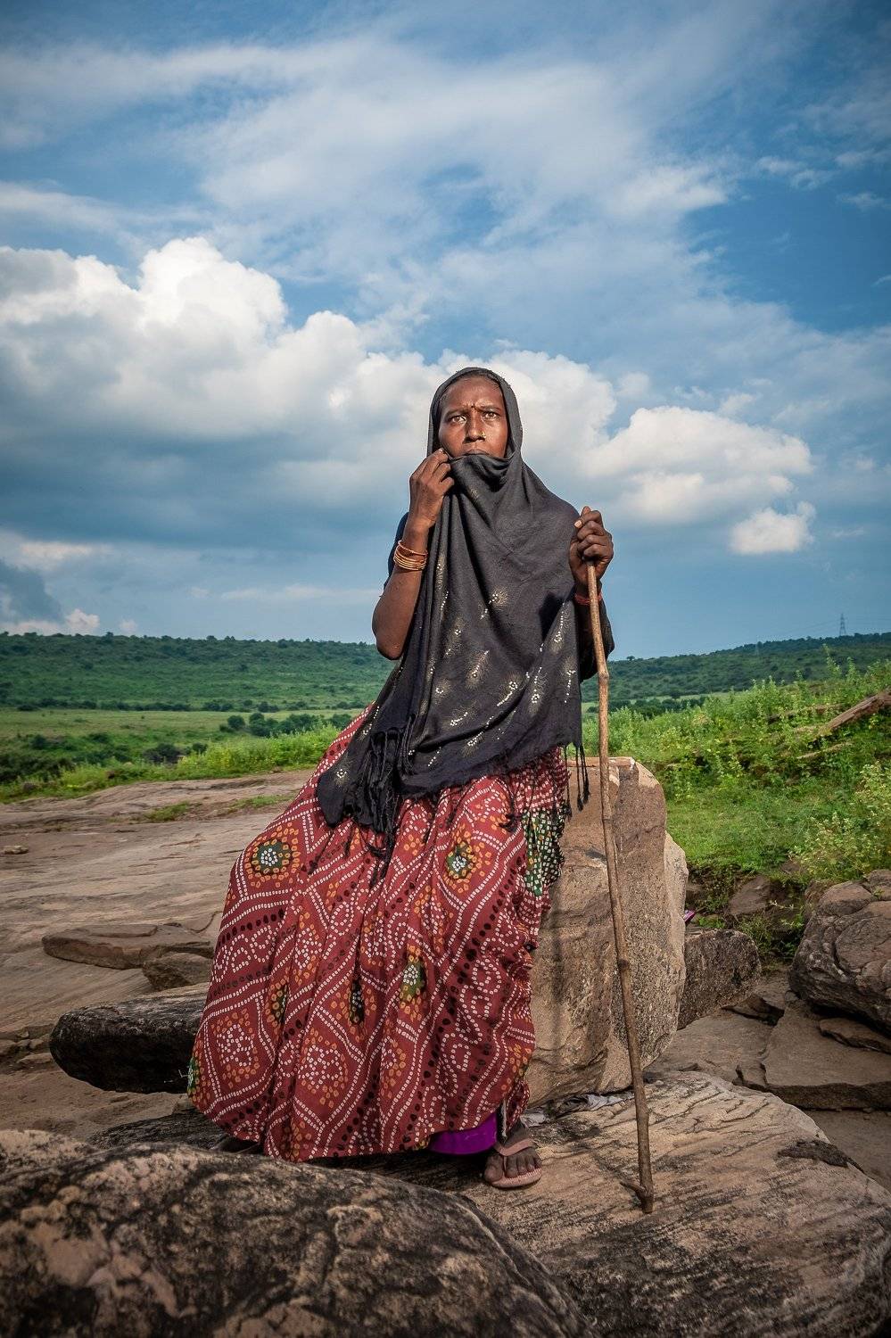 lady rural mountains, Haider Sayed Wasi