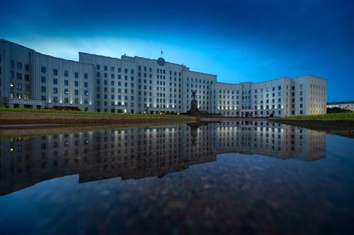 Дом Советов. Город Могилёв (Беларусь)