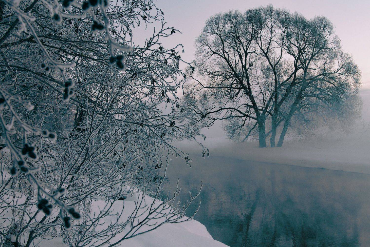 истра, зима, река, Виктор Иванов