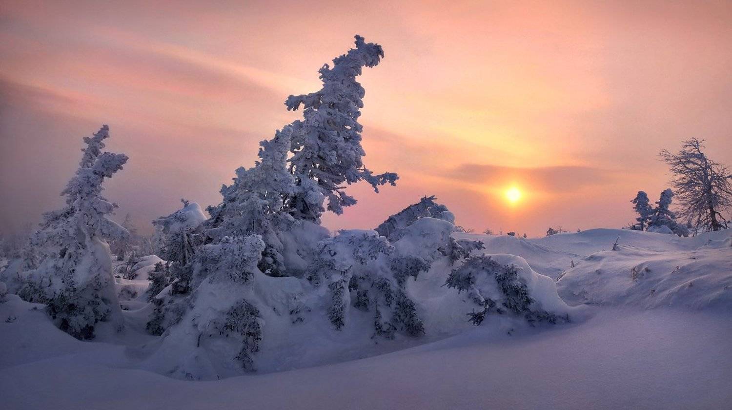 урал, зима, гух, рассвет, Сергей Макурин
