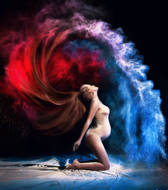 мука беременность краски холи беременная  фото превью