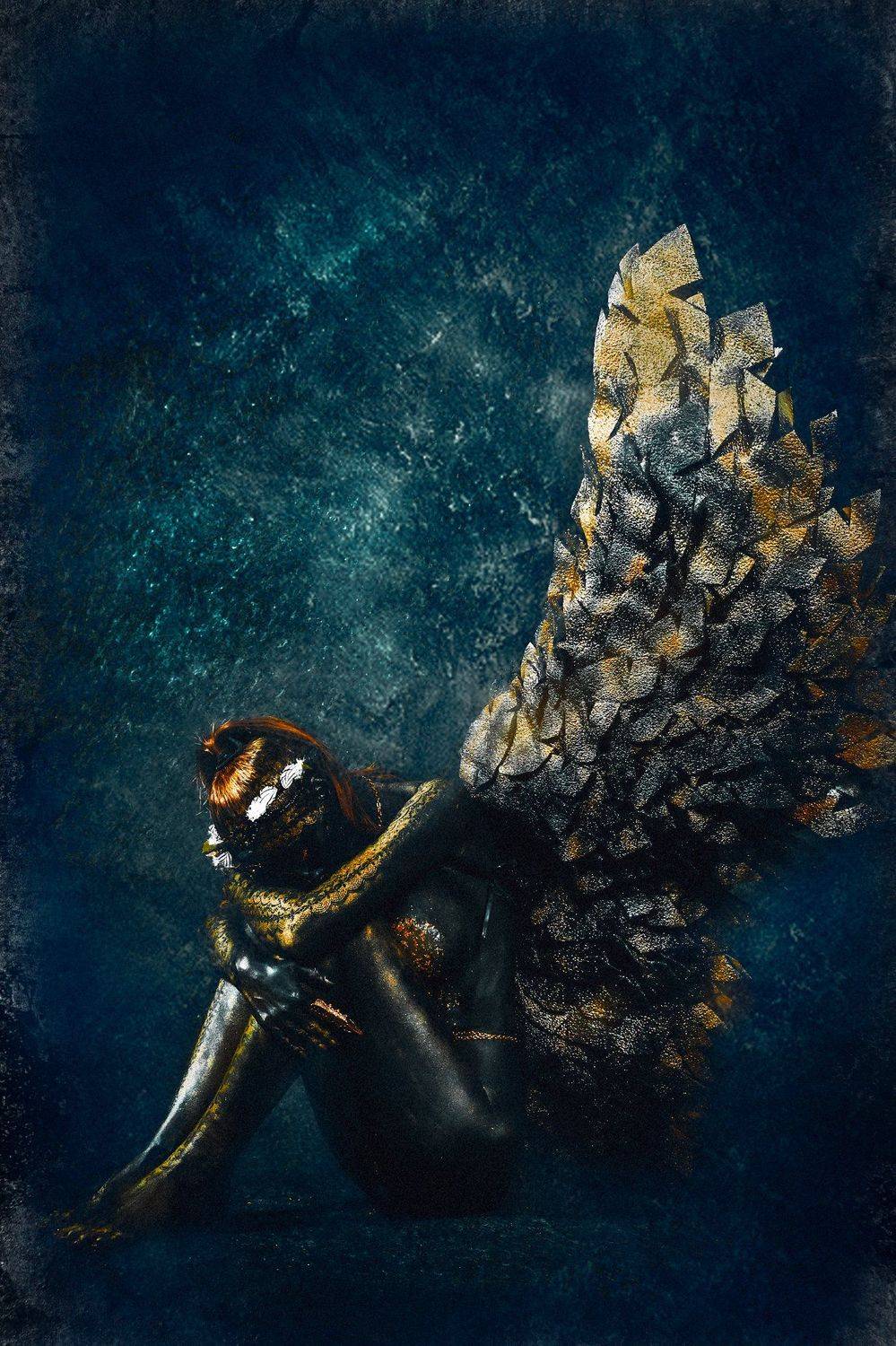 woman, portrait, conceptual, studio, bodyart, Руслан Болгов (Axe)