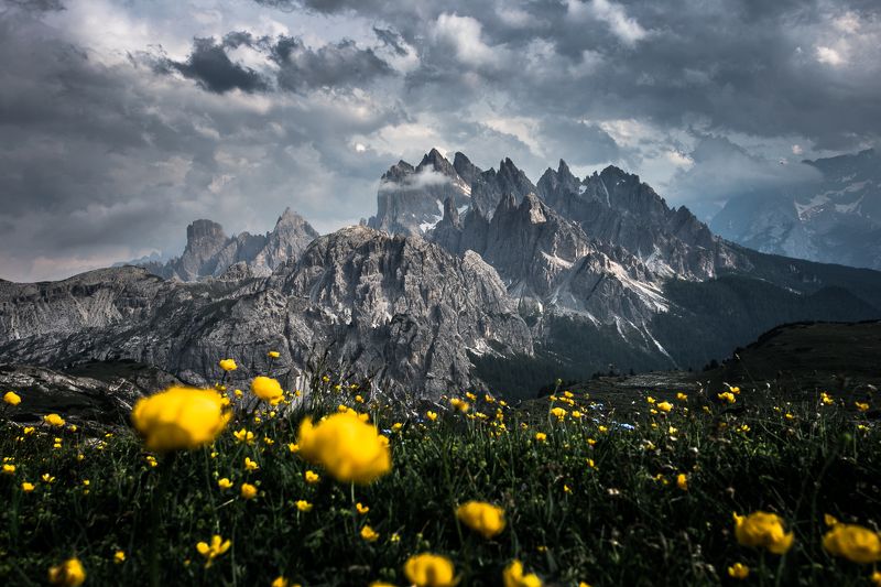 mountains, scenery, nature, landscape, peaks, italy, dolomites Tre Cime di Lavadero фото превью