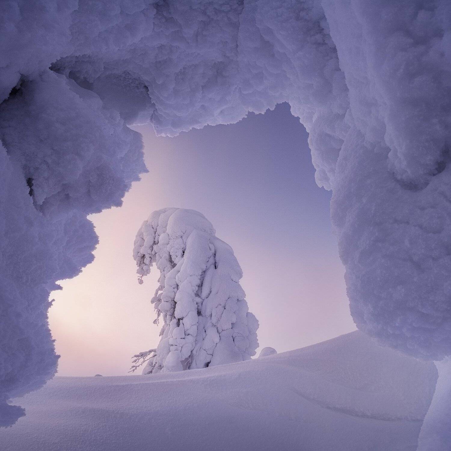 рассвет, главный уральский хребет, гух, зима, урал, северный урал, Глеб Желтов