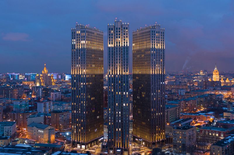 presnya city, пресня сити, жк, москва, небоскреб, росия Жилой комплекс Персня Сити фото превью