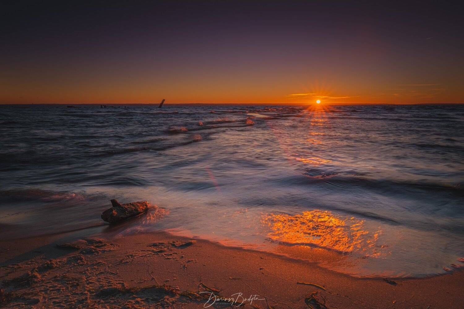 sunset, sea, nature, outdoors, sand,, Dariusz Budyta
