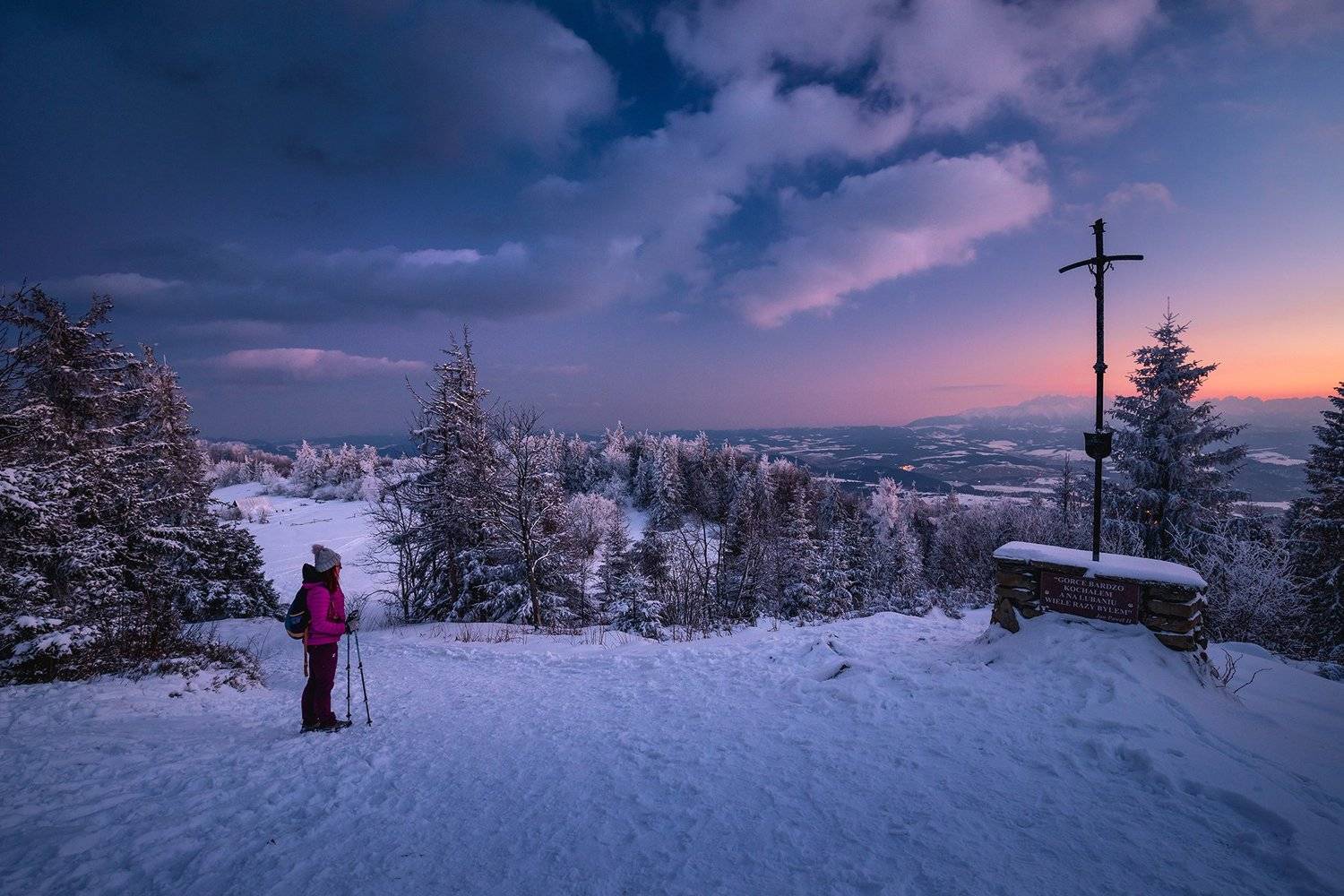 mountains, winter, poland, Michał Kasperczyk