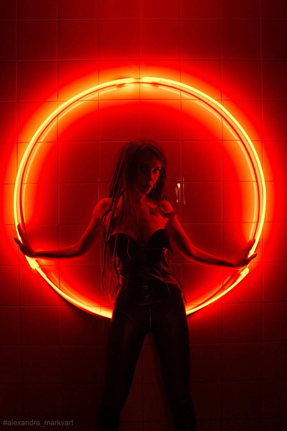 Цветной свет, фэшн, fashion, портрет, креативный свет, Александра Маркварт