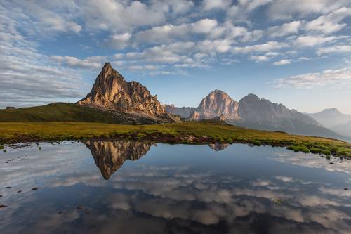 Утро в Доломитах.