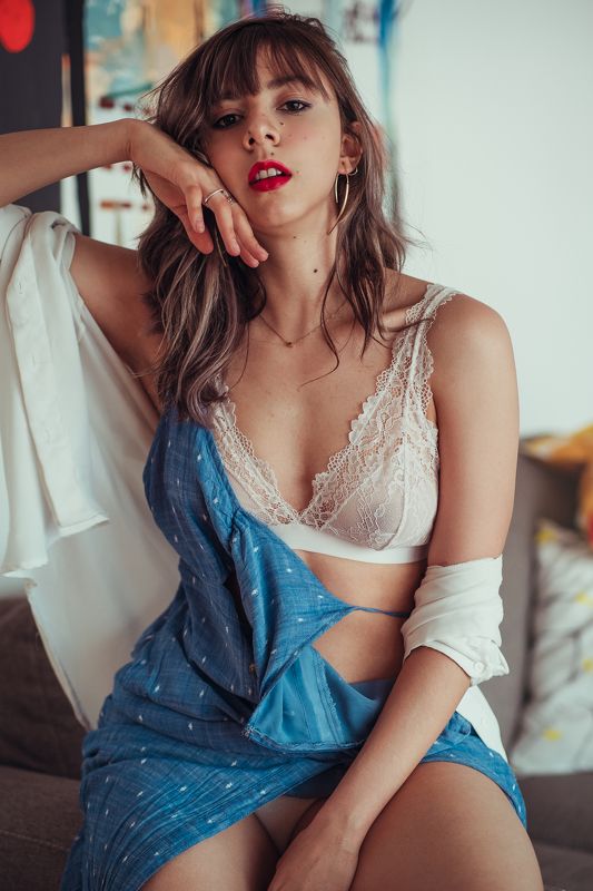 sexy portrait beauty memoh memohred latina nude lingerie Liz фото превью