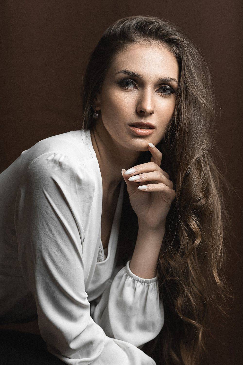 девушка, модель, портрет, фотосессия, студия, макияж, гламур, girl, beauty, perfect, pretty, model, modeling, young, portrait, make-up, творческий портрет, женский портрет, woman, young woman, glamour, Владимир Васильев