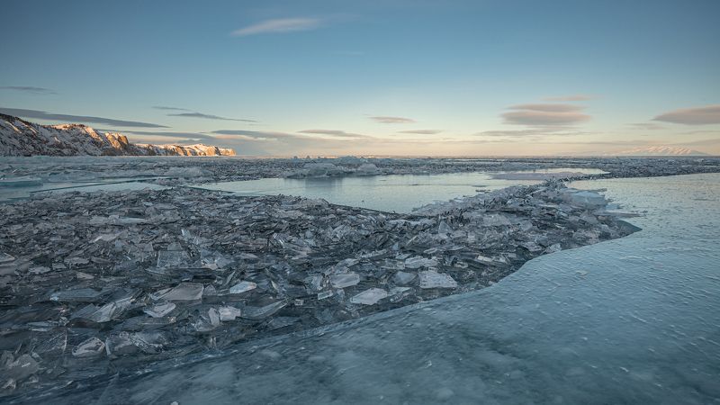 зима, лед, торос, льдинка, байкал Стеклярус фото превью