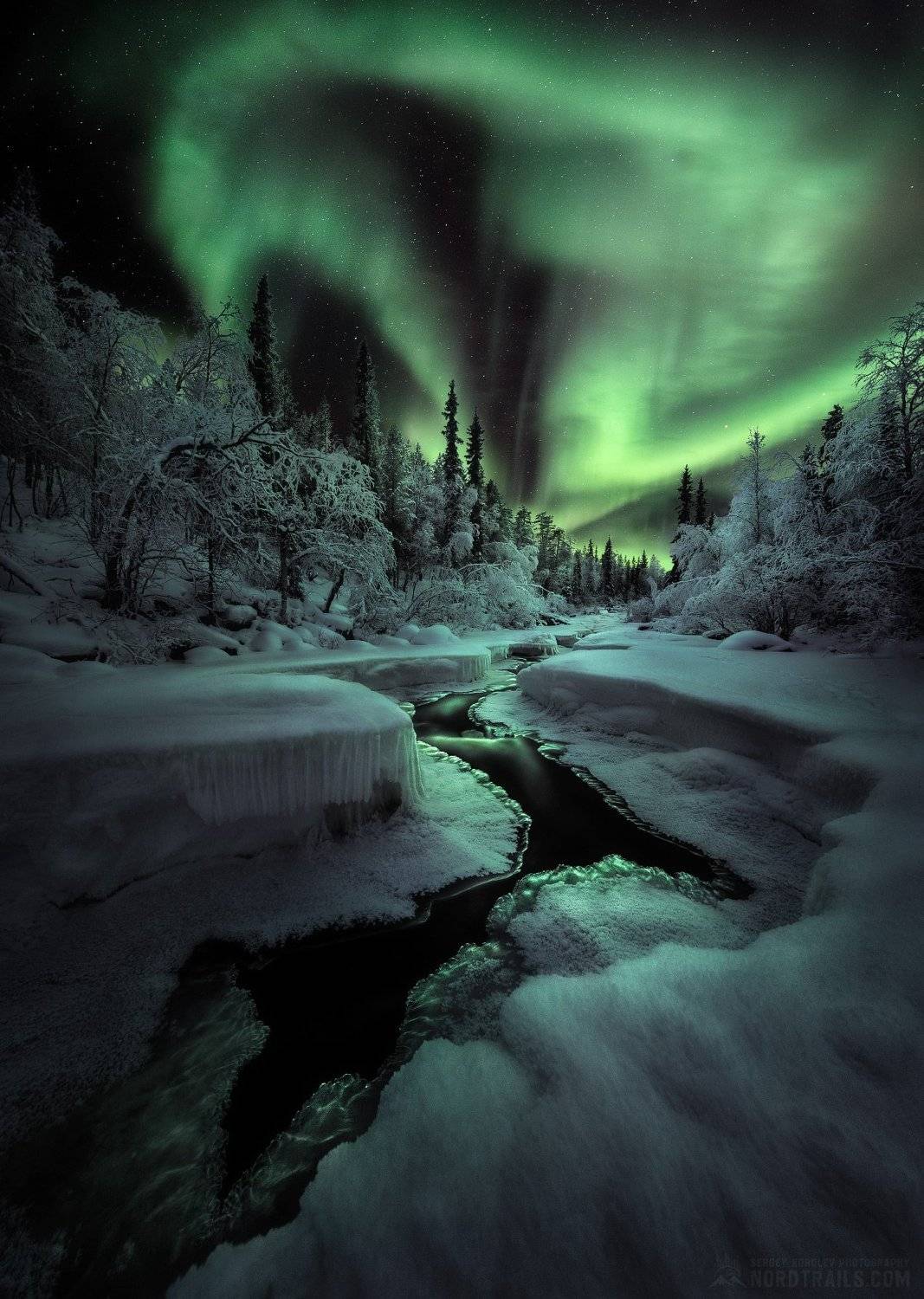 кольский, кольский полуостров, мурманск, зима, северное сияние, полярное сияние, север, Сергей Королев