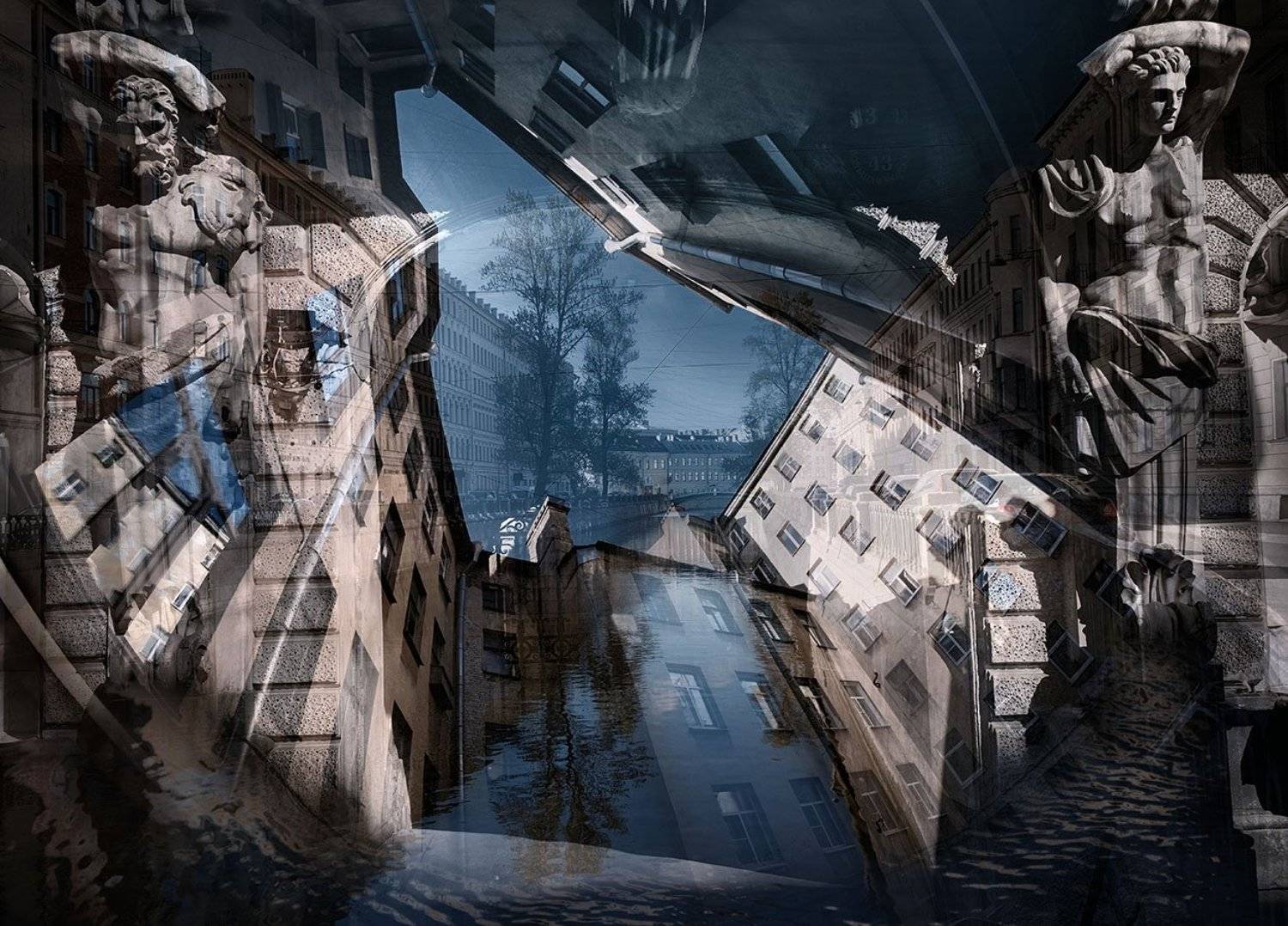 Санкт-Петербург, канал Грибоедова, мультиэкспозиция, Ольга Александрова