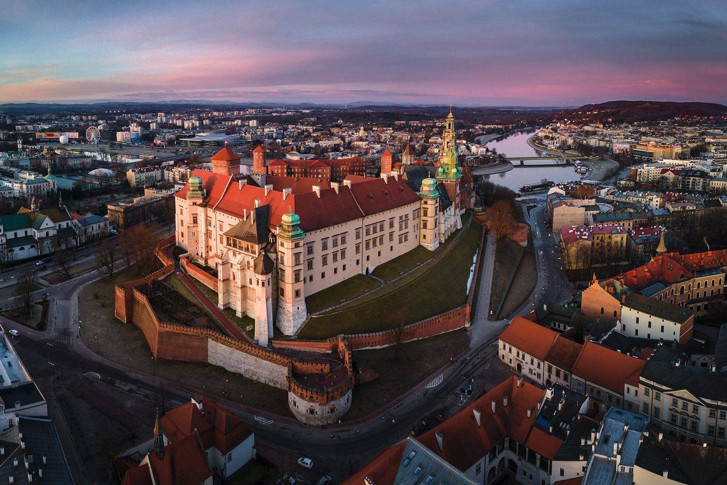poland, krak&oacute;w, cracow, sunrise, castle, Michał Kasperczyk