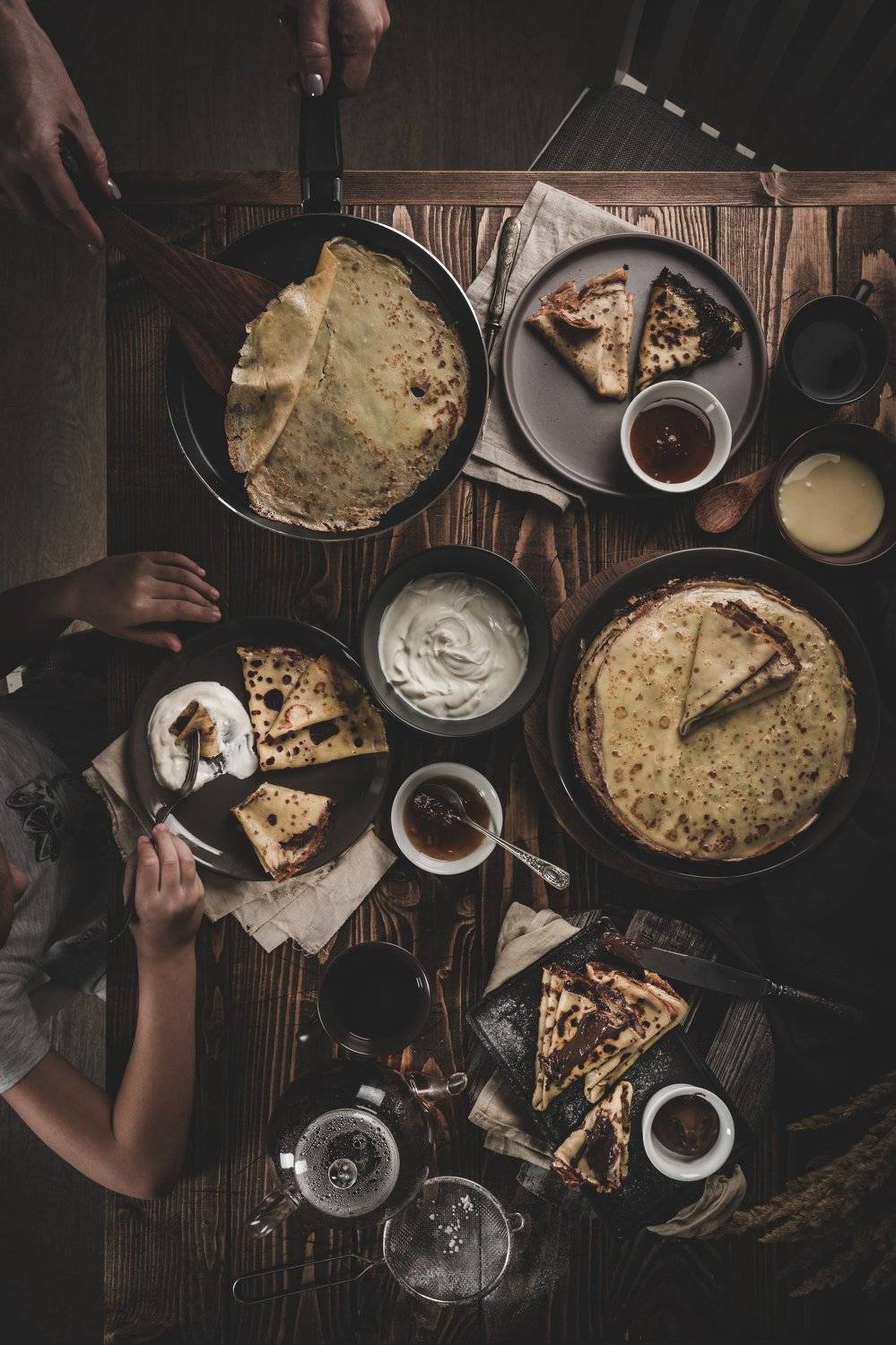 еда, блины, натюрморт, food, flatlay,, Алексей Хоруженко
