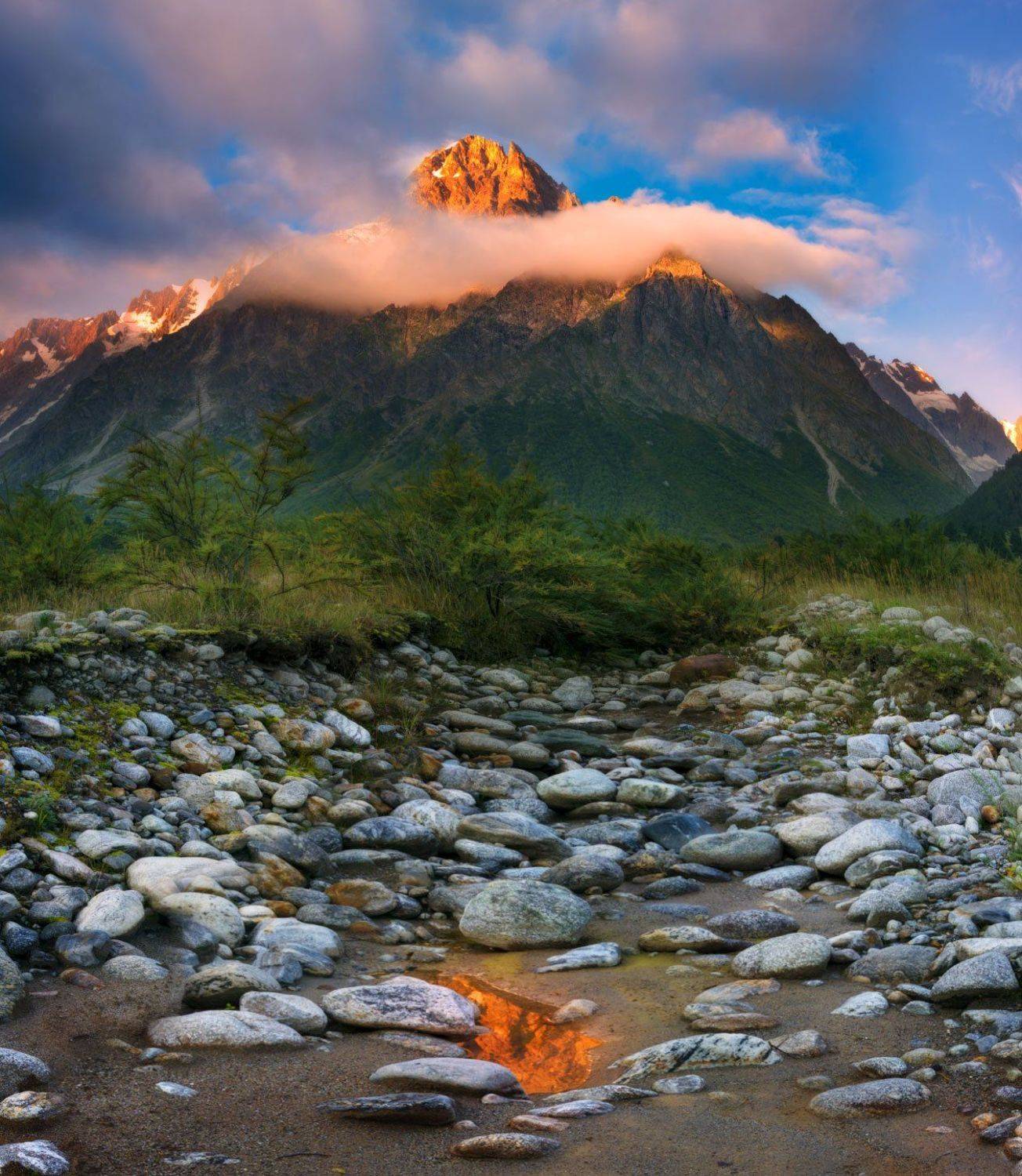 горы,тихтинген,кбр,рассвет,природа,пейзаж, Елена Брежицкая
