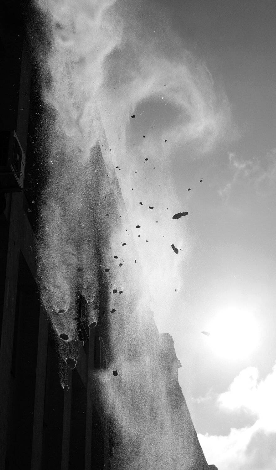 снег, вихрь, метеорит, бомбардировка, падать, падение, Дмитрий Ткаченко