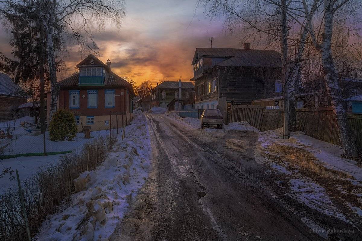 кострома,город,улица,архитектура,вечер, Елена Рубинская