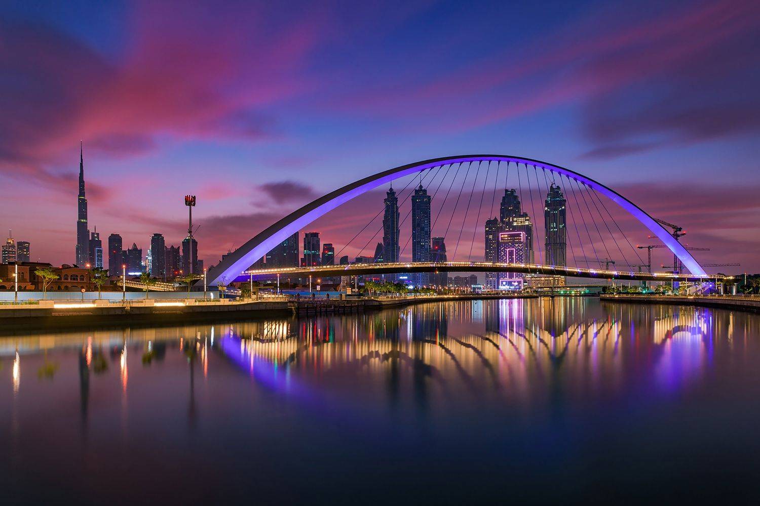 cityscape, dubai, sunrise, photography, nikon, colors, architecture, Alaa Seif Eddine