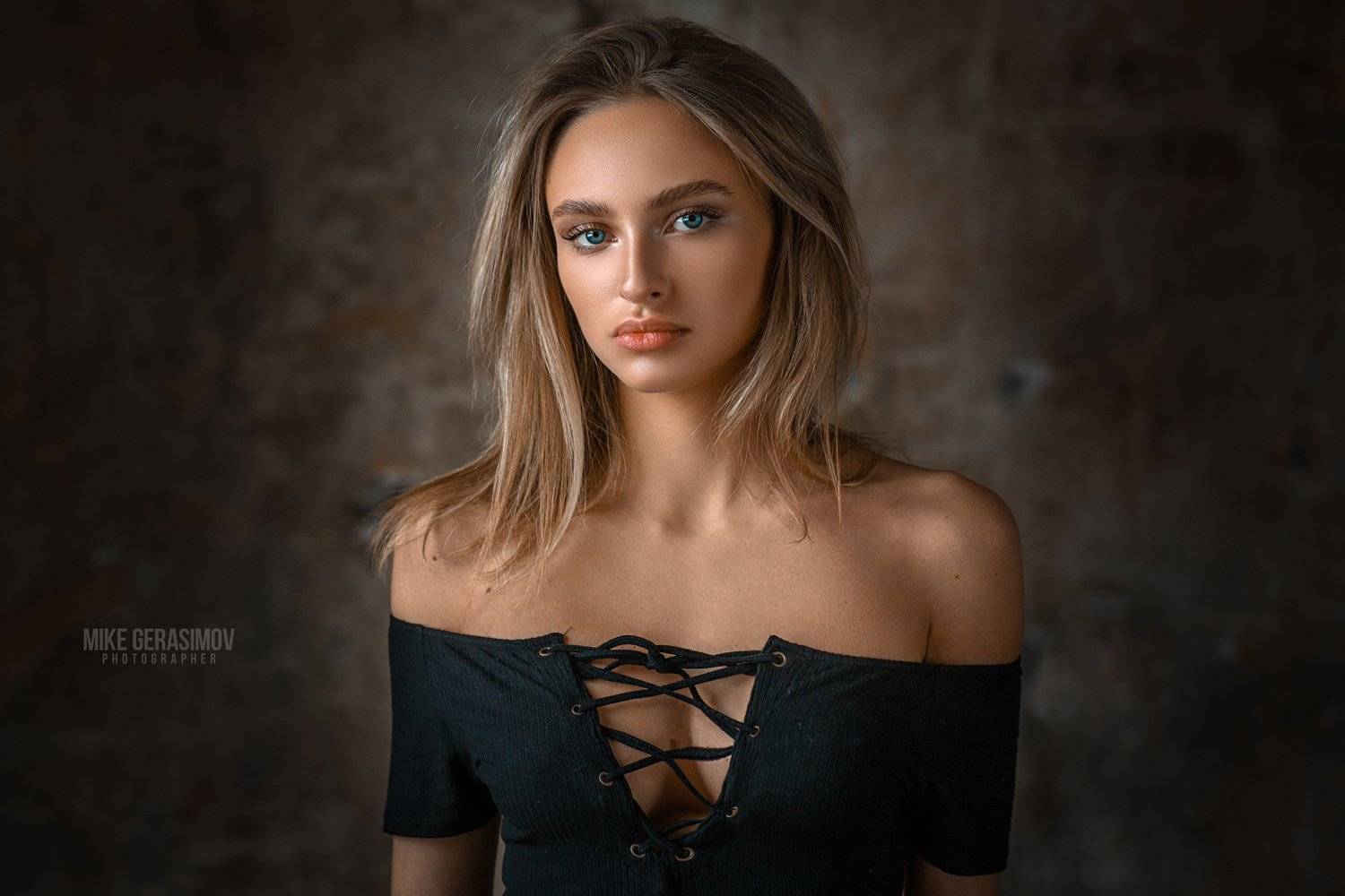 портрет девушка взгляд portrait красиво, Михаил Герасимов