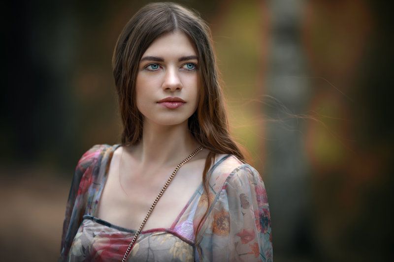 женский, портрет, крупный, план Анастасия фото превью
