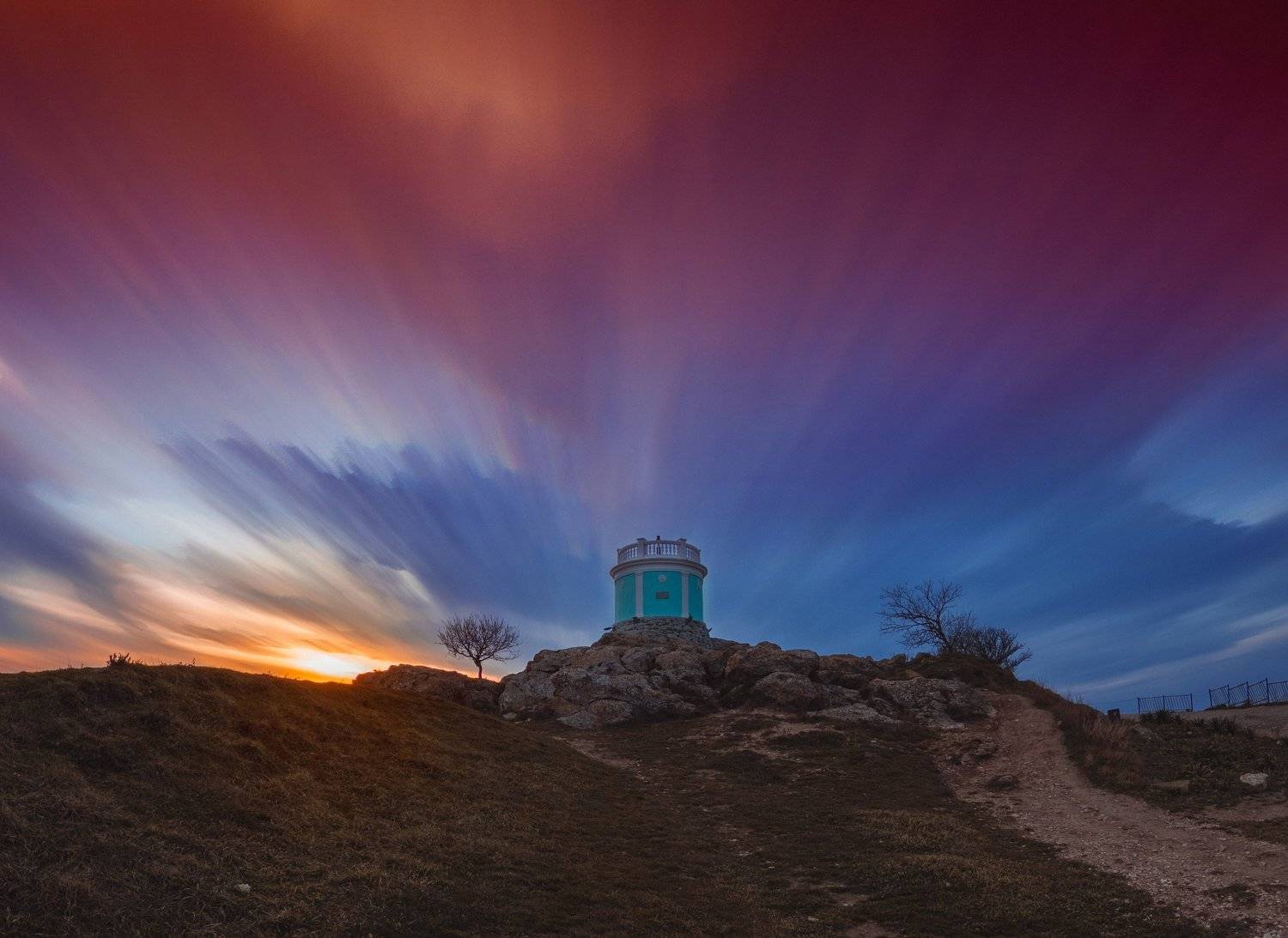 зима, вечер, закат, гора митридат, город-герой, память, победа, вечный огонь, великая отечественная война, керчь, крым, россия, анатолий щербак, Анатолий Щербак