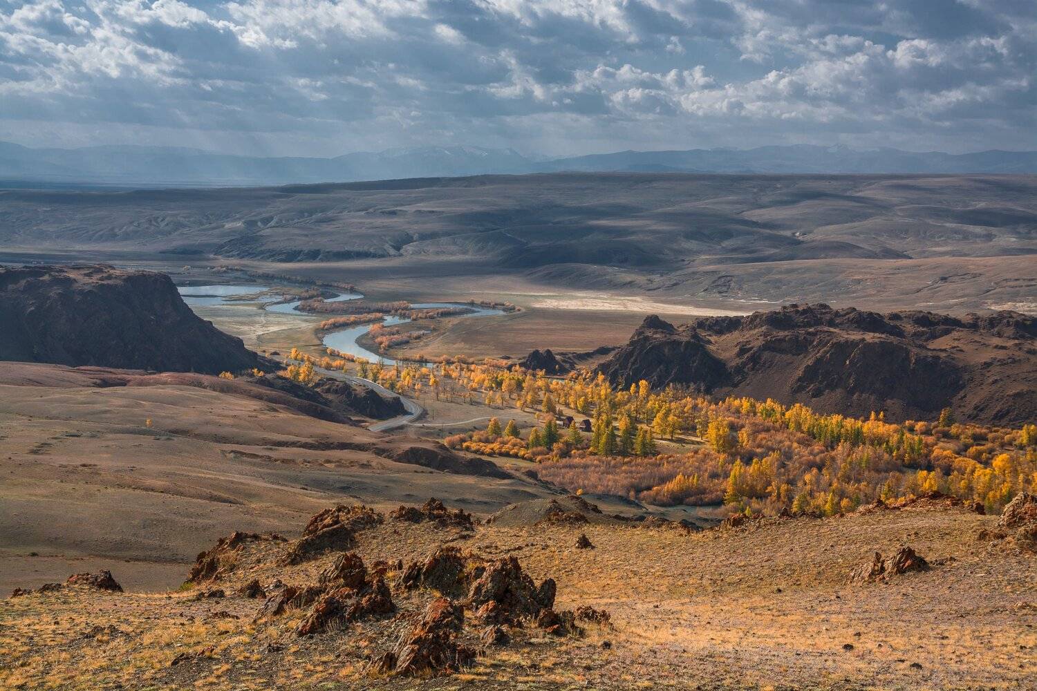 россия, горный алтай, река чуя, осень, Андрей Поляков