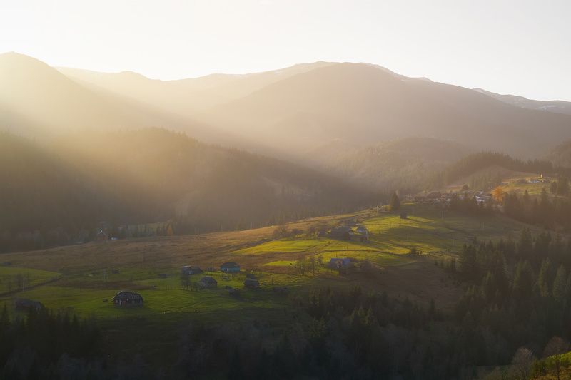 #landscape #nature #scenery #forest #wood #autumn #mist #misty #fog #foggy #river #waterfall #longexposure #mountain #vitosha #bulgari #aтуман #лес #oсень село Дзембро́ня - Верховинського району Івано-Франківської області. Украіна. фото превью