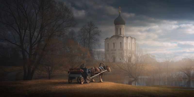 Весна. Покрова на Нерли. фото превью