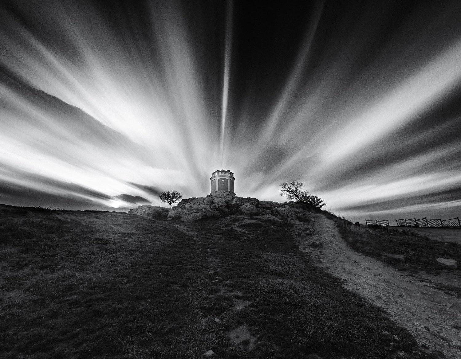 зима, вечер, закат, гора митридат, город-герой, память, победа, вечный огонь, великая отечественная война, керчь, крым, россия, анатолий щербак, Анатолий Щербак