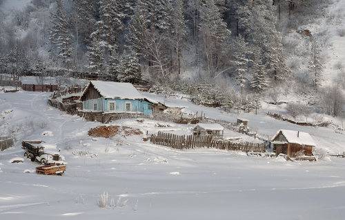 Сибирская зима.