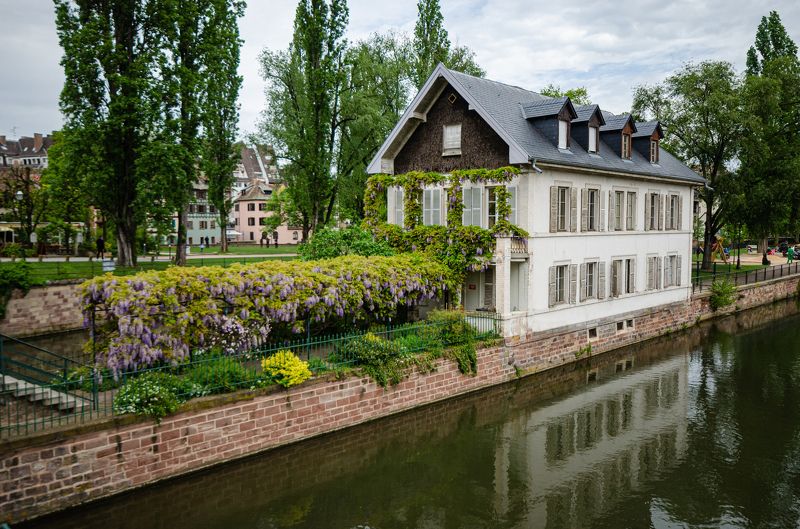 France; buildings; city; cityscape; historical; oldcity; oldtown; reflection; sky; street; streets; town; travel; water; Strasbourg;  Strasbourg фото превью